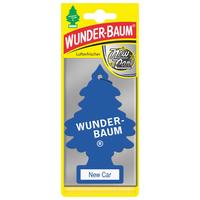 Wunderbaum Zum Aufhängen New Car Duft 1 Stk - Blau, MODERN, Karton (8/19/0,5cm) - Wunderbaum
