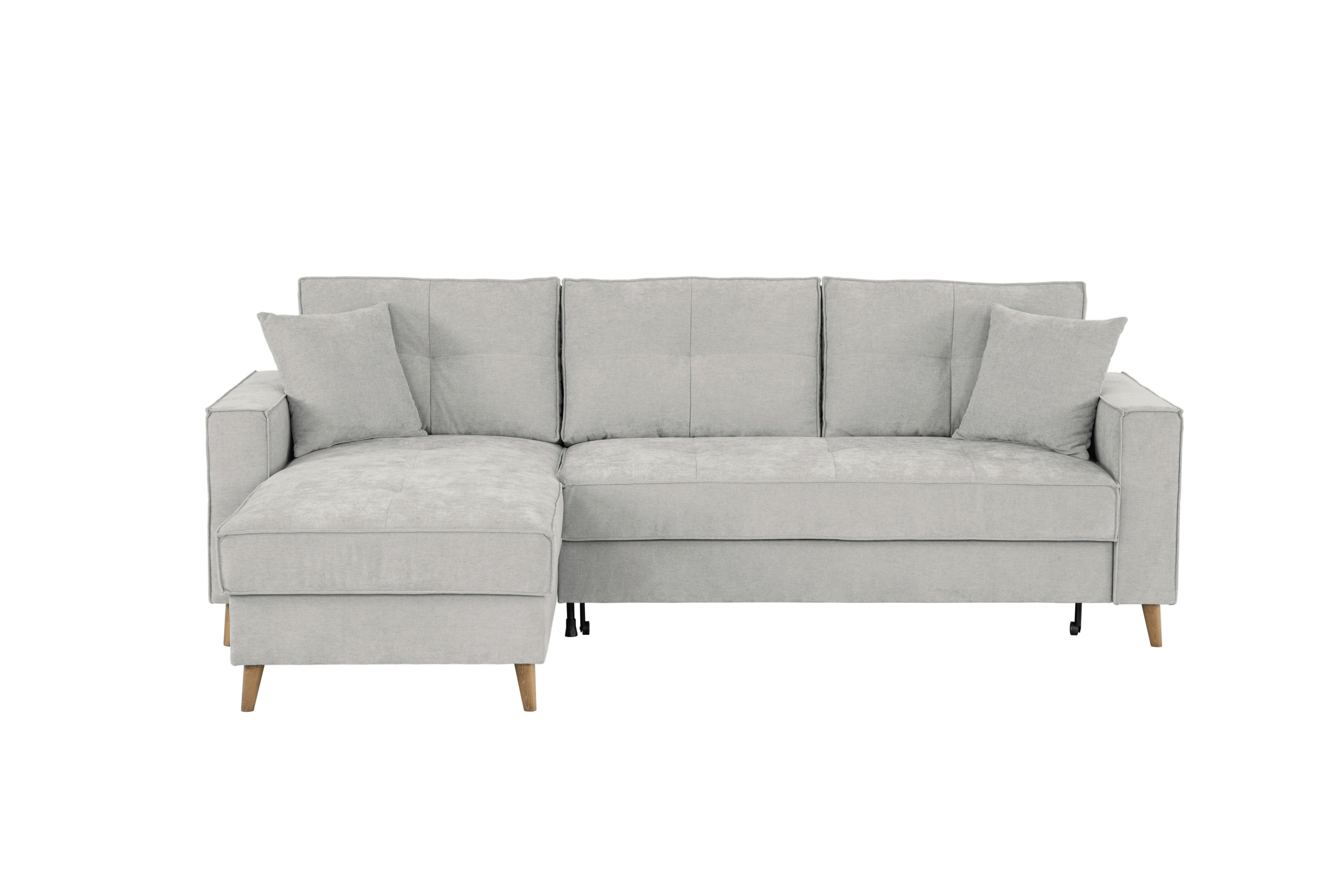 Ecksofa Bergen Taupe S: 257 cm - Taupe, Design, Textil (257/159cm) - MID.YOU