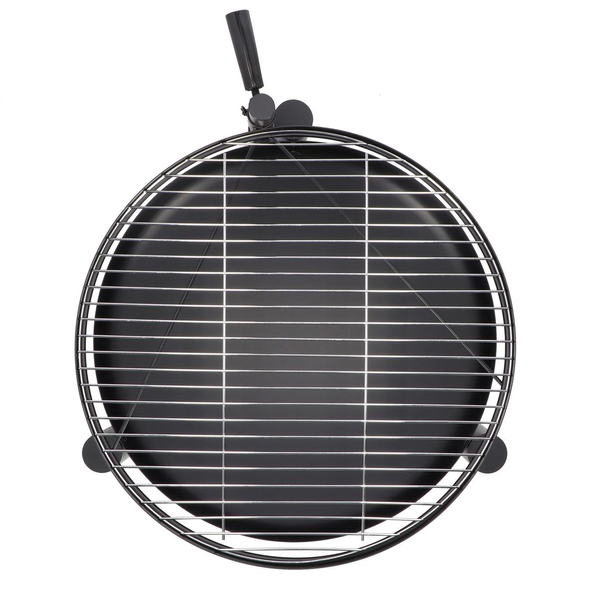 Feuerschale Ø 78 cm inkl. Grillrost - Schwarz, LIFESTYLE, Metall (66,5/69/78cm)