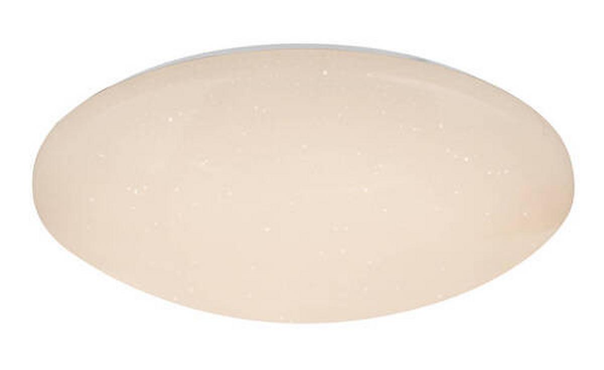 LED-Deckenleuchte Opal Weiß D: 50 cm - Opal/Weiß, Basics, Kunststoff/Metall (50/12cm) - Globo