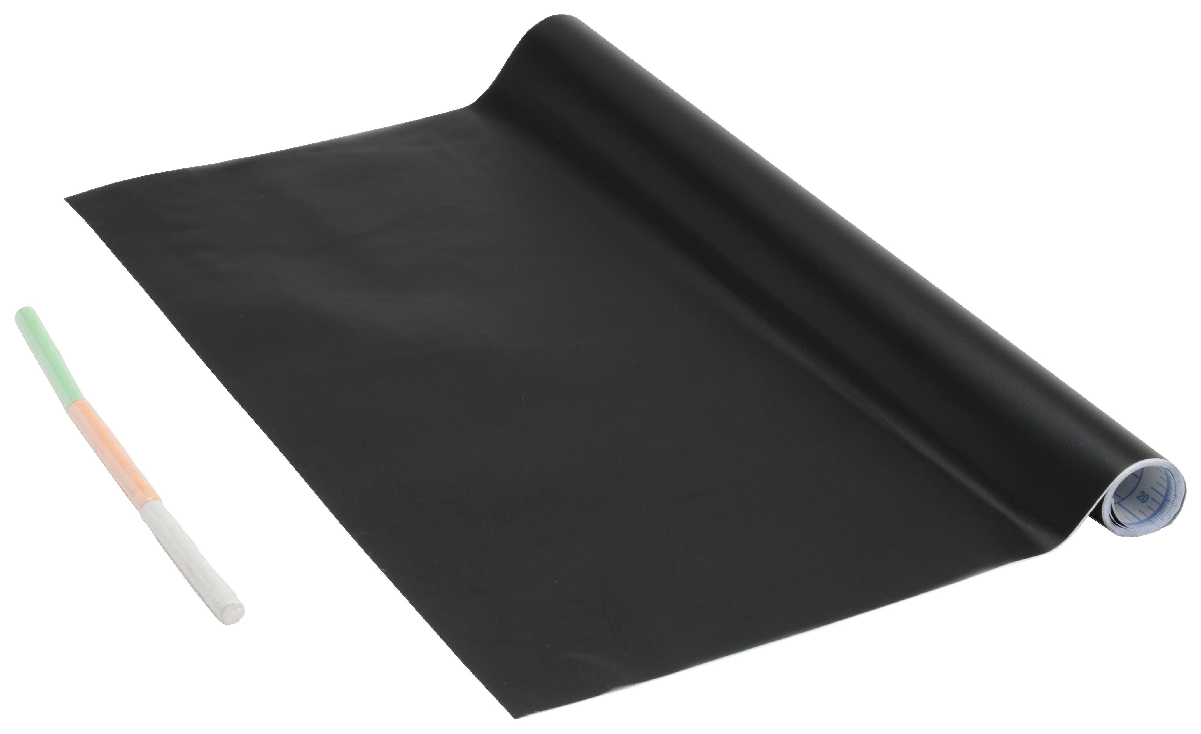 Klebefolie schwarz 67,5x150 cm - Schwarz, Basics (67,5/150cm)