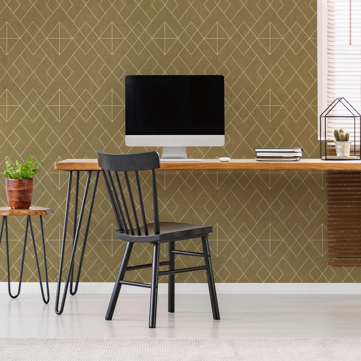 Vliestapete 112041 - Gelb, Basics, Papier/Kunststoff (52/1005cm)