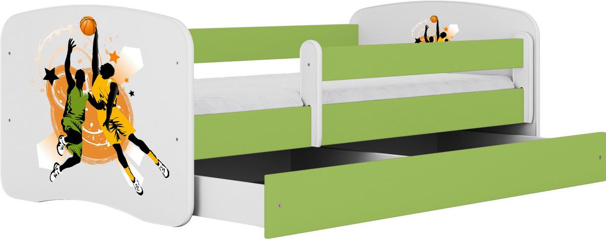 Kinder-/Juniorbett Babydreams inkl. Matratze 80x160 - Birkefarben/Weiß, MODERN, Holz/Holzwerkstoff (80/160cm) - MID.YOU
