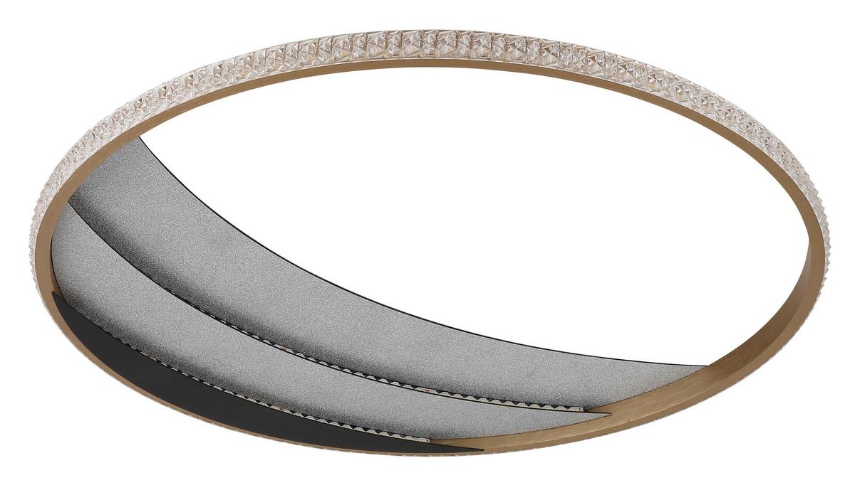 LED-Deckenleuchte Memory-Funktion - Klar/Chromfarben, Design, Kunststoff/Metall (52/6cm) - Globo