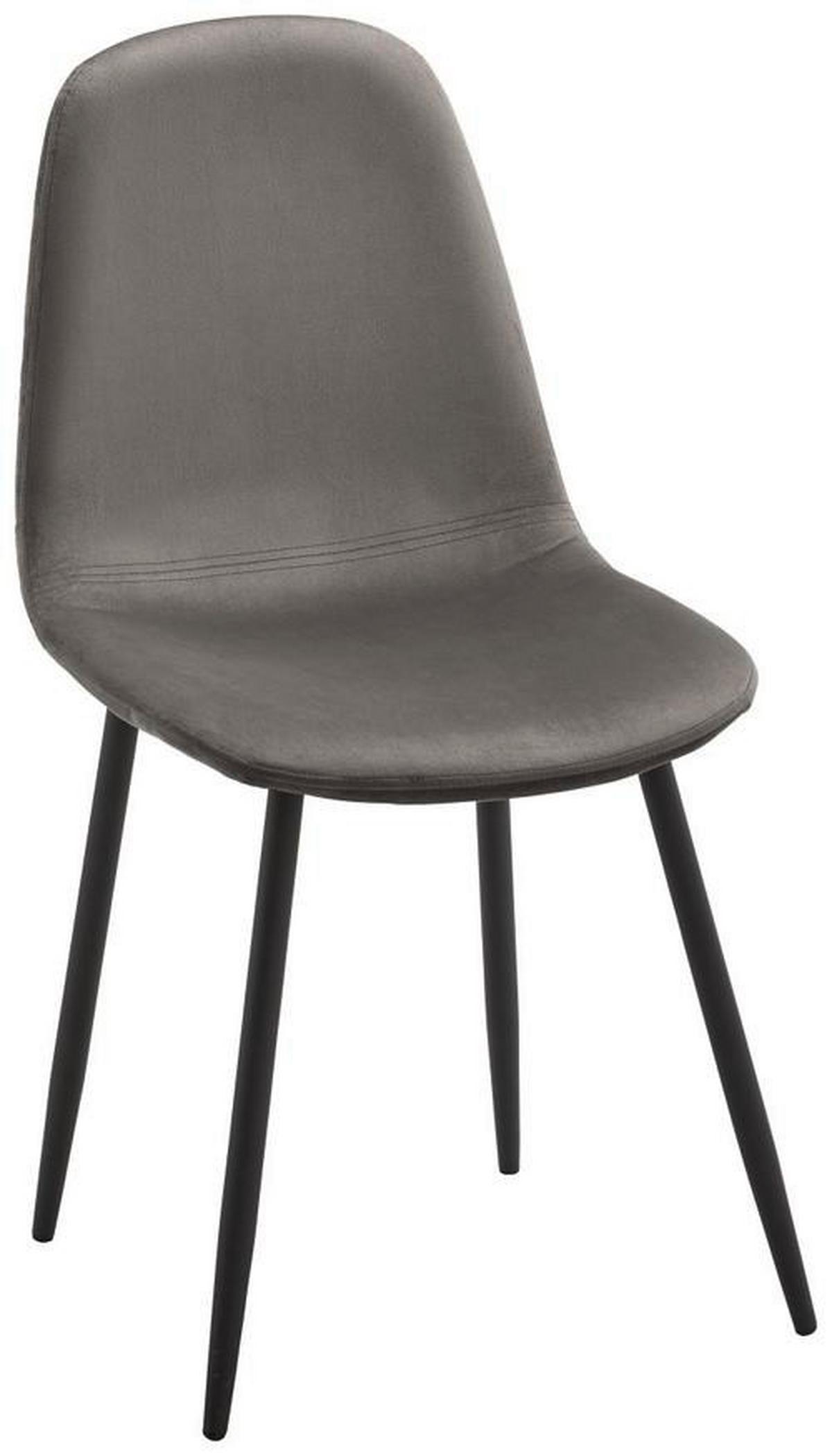 Stolička Ida hnedá - hnedá/čierna, Modern, kov/drevo (44/89/41,5cm) - Modern Living