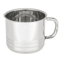 Mlékovar PAULA - barvy stříbra, Konvenční, kov (14/12cm) - Mömax