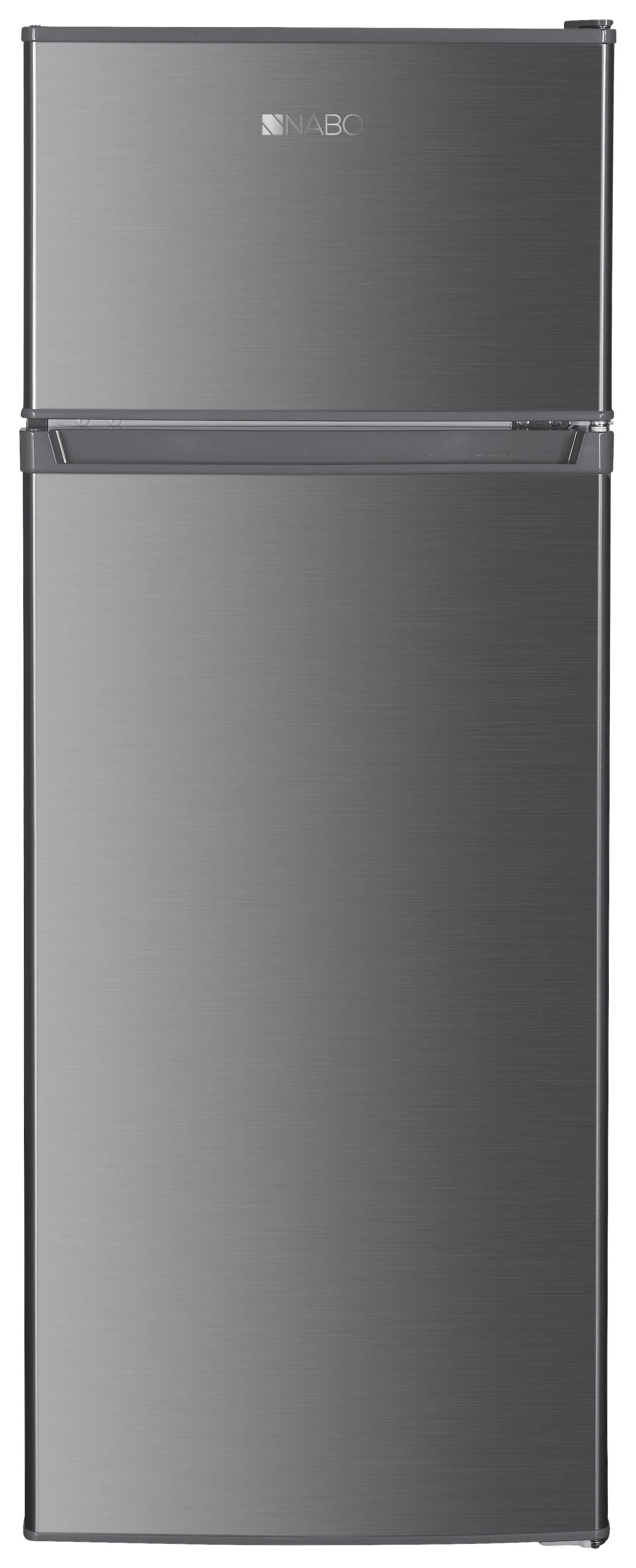 KÜHL-GEFRIER-KOMBINATION NABO KGS 2065 EDELSTAHLFARBEN - Edelstahlfarben, Basics, Glas/Kunststoff (54,5/143/55,5cm) - Nabo