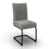 Houpací židle, šedá - šedá/černá, Moderní, kov/dřevo (45/95/60cm) - Bessagi Home