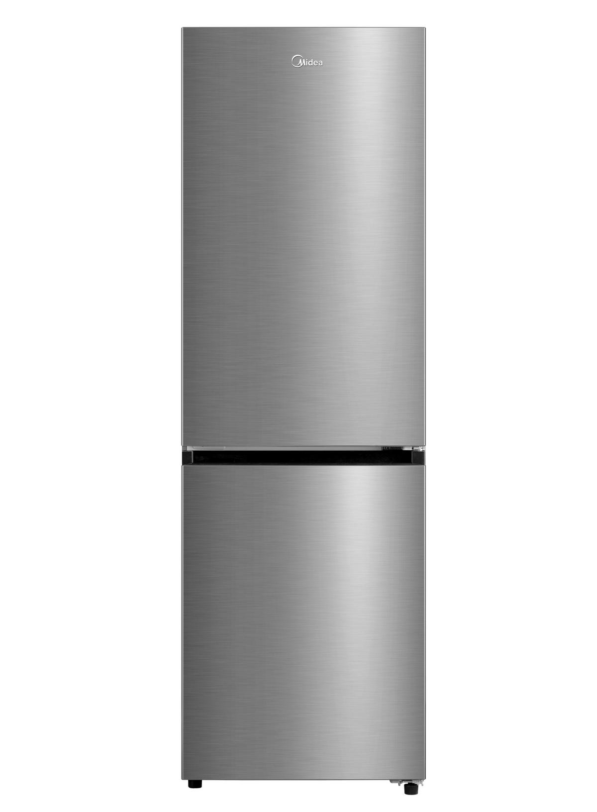 Kühl-Gefrier-Kombination Mdrb470mgc46i - Edelstahlfarben, Basics, Glas/Kunststoff (59.5/185/70cm) - Midea