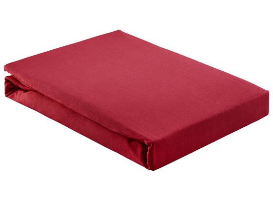 Napínacie Prestieradlo Basic - bordová, textil (180/200cm) - Mömax modern living Napínacie Prestieradlo Basic - bordová, textil (180/200cm) - Mömax modern living