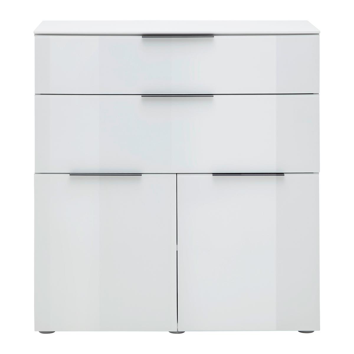 KOMODA VELARIS -EXKLUSIV- - šedá/bílá, Moderní, kov (90/98/40,5cm) - Mömax