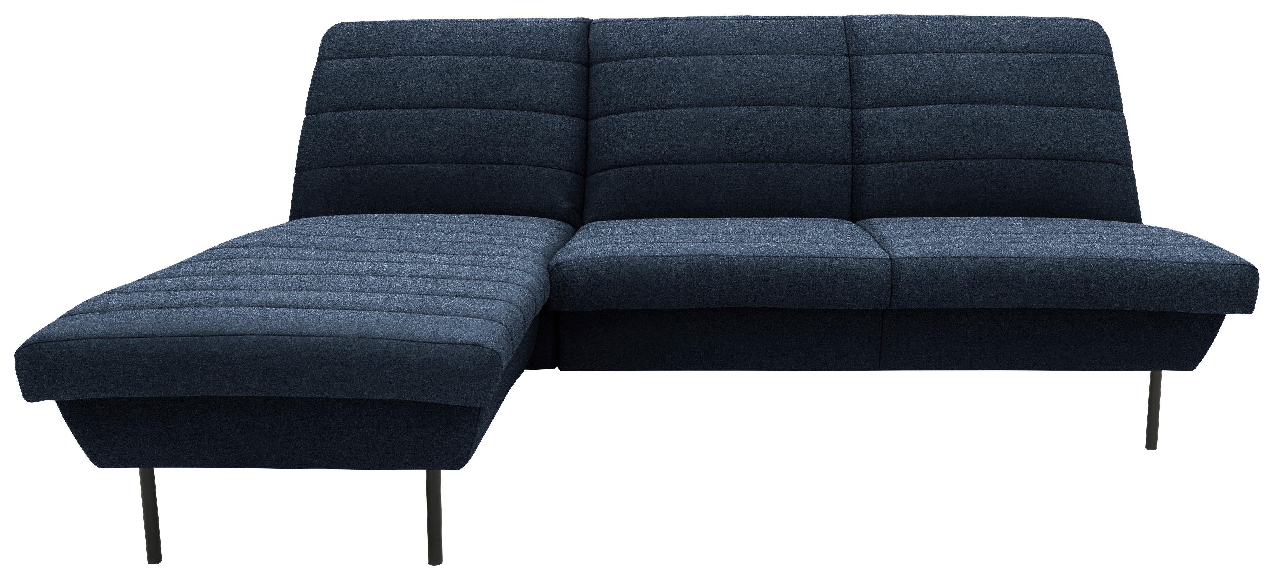 Ecksofa Looks Ix - Blau/Schwarz, Design, Textil (168/214cm) - LOOKS by W.Joop