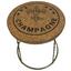 Hocker D: 31 cm Kork - Goldfarben/Schwarz, Trend, Holz (31/40/31cm) - Carryhome Hocker D: 31 cm Kork - Goldfarben/Schwarz, Trend, Holz (31/40/31cm) - Carryhome