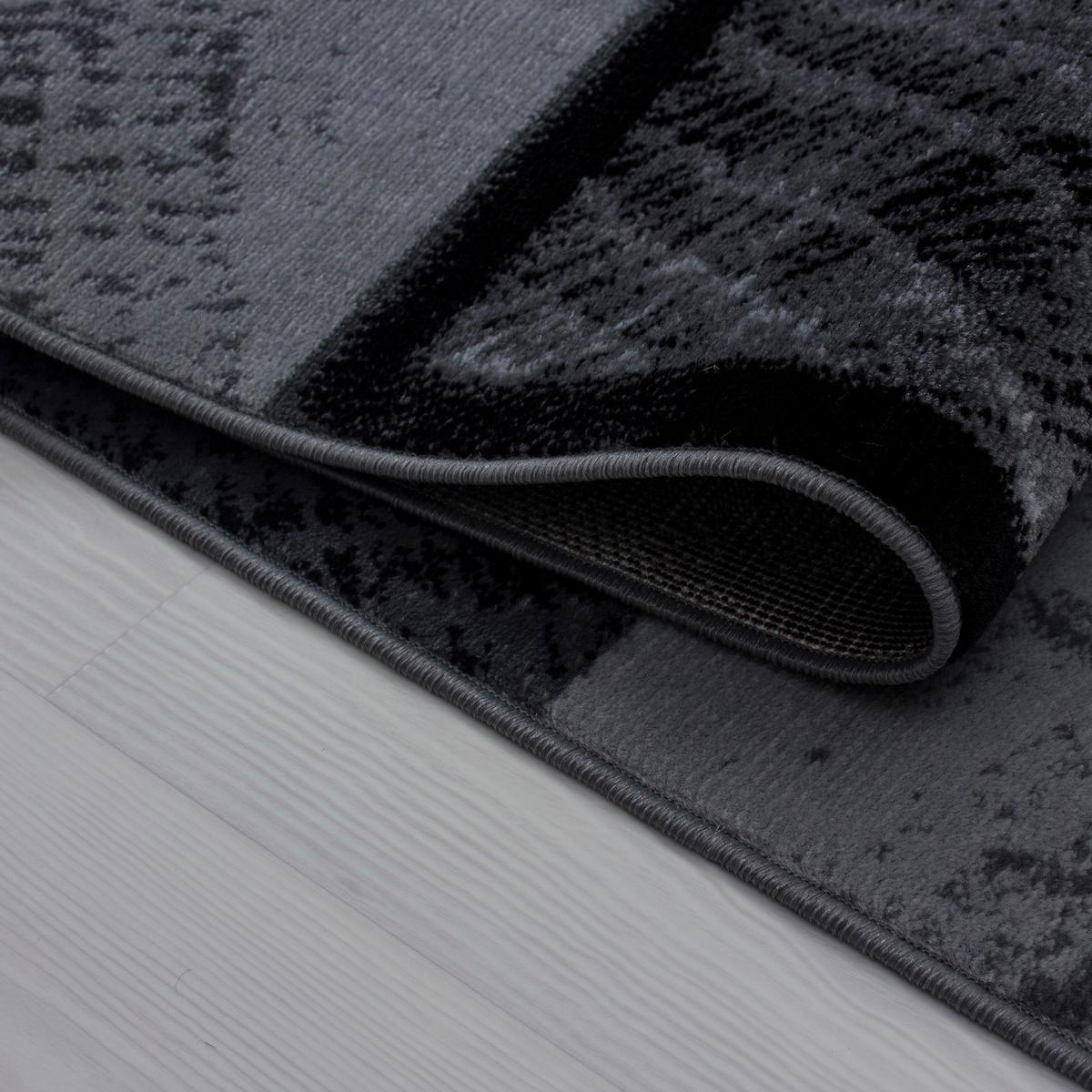 Teppich Läufer Schwarz Plus 80x300 Cm - Schwarz, Design, Textil (80/300cm)