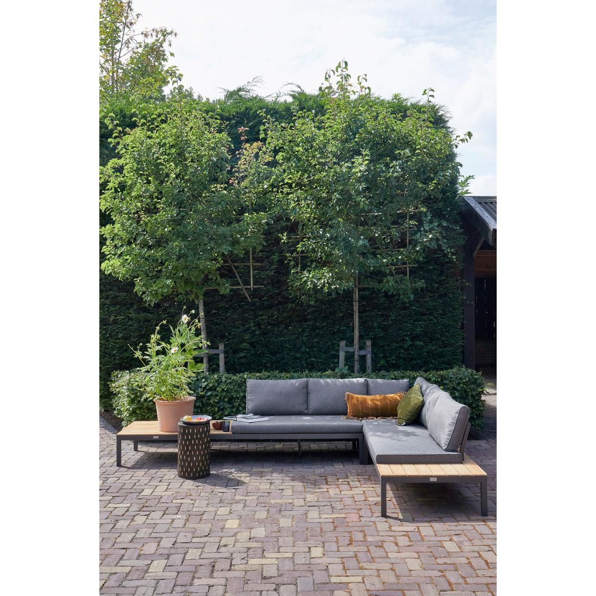 Hocker Perry Dunkelbraun B: 30cm - Dunkelbraun, Design, Holz (30/49/30cm) - Livetastic