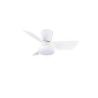 Deckenventilator Randers Weiß D: 76 cm - Weiß, KONVENTIONELL, Kunststoff (76,0/26,0cm)