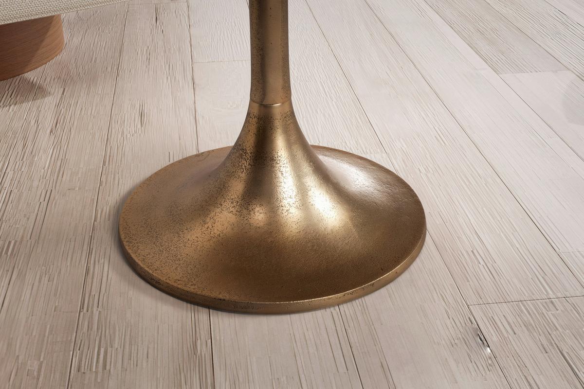 Couchtisch Goldfarben L: 60 Cm - Goldfarben, Design, Metall (60/60/46,5cm) - MID.YOU