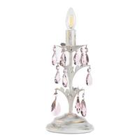 Tischleuchte 4920/Lr - Weiß, KONVENTIONELL, Glas/Metall (14/30cm)