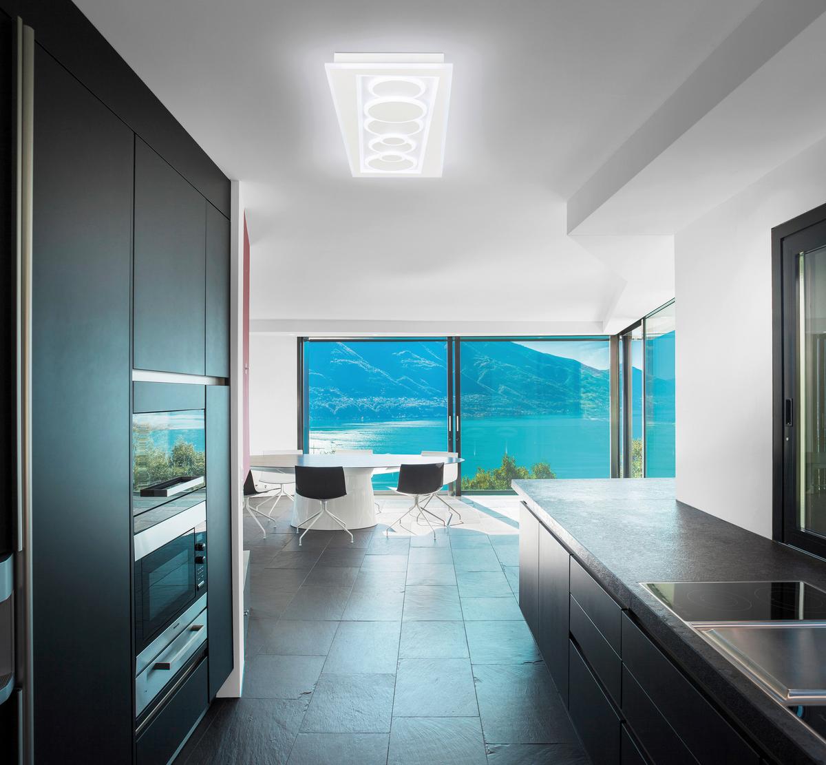 Led-wandleuchte 21413 Ratio - Weiß, Design, Metall (30/90cm) - Fischer & Honsel