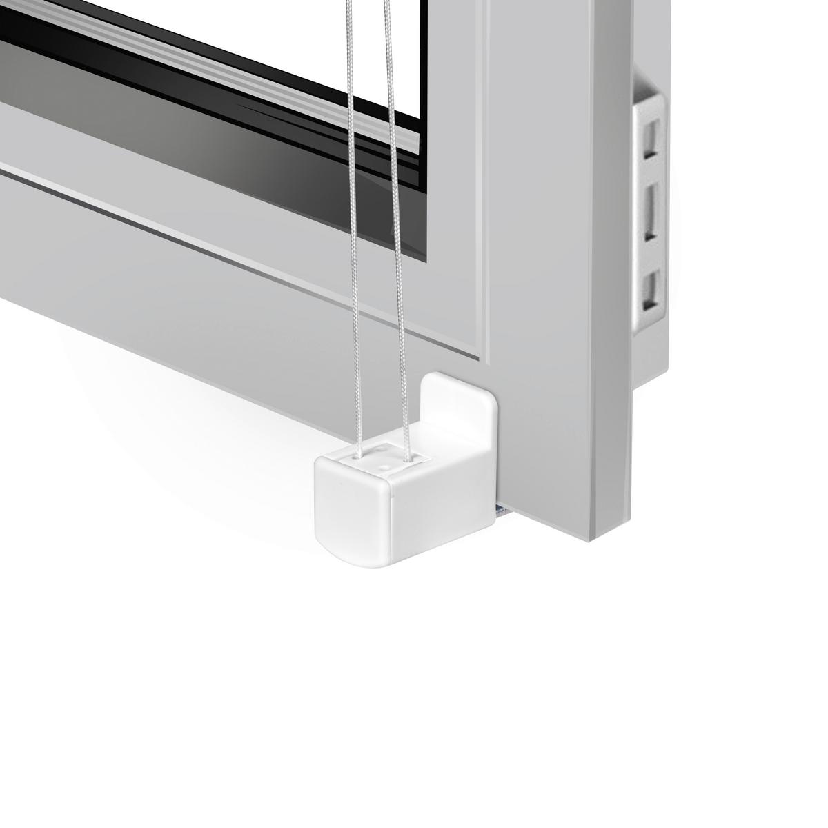 Plissee Solid Crash Weiß B: 50 cm mit Klemmträger - Weiß, Basics, Textil (50/130cm)