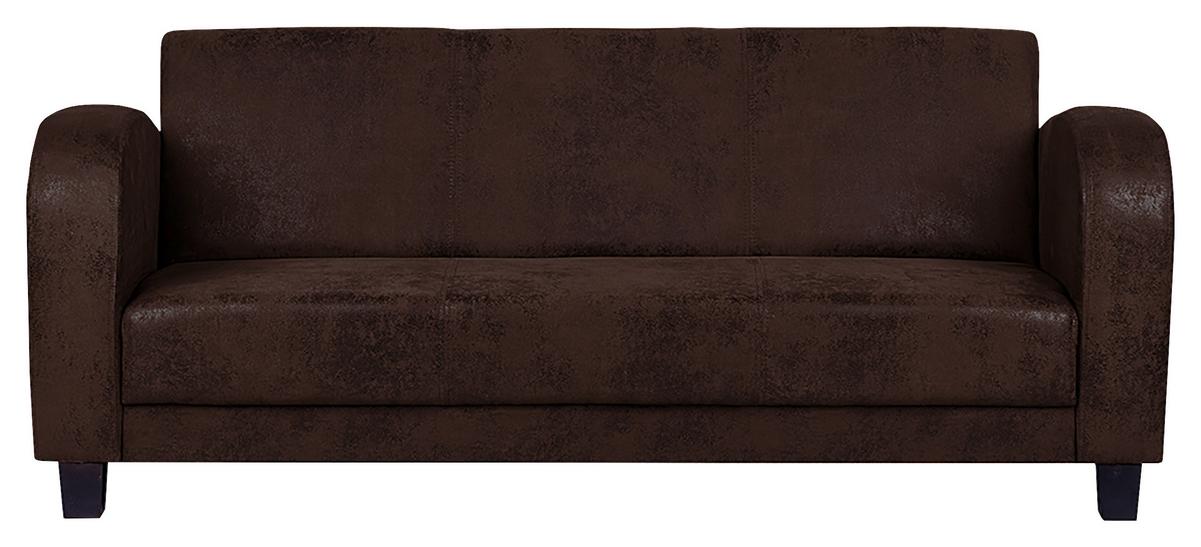 3-sitzer-sofa Antis Dunkelbraun B: 190 Cm - Dunkelbraun, Design, Textil (190/80/89cm) - Livetastic