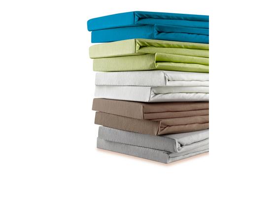 Spanleintuch Doppelpack Luana, 100x200 cm - Taupe/Türkis, KONVENTIONELL, Textil ( 90-100/200cm) - Ombra Spanleintuch Doppelpack Luana, 100x200 cm - Taupe/Türkis, KONVENTIONELL, Textil ( 90-100/200cm) - Ombra