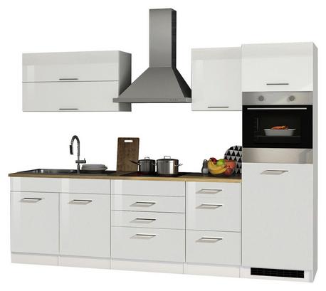 Kompakt, mit ausreichend Stauraum und schöner Optik Kompakte Küchenzeile mit Elektrogeräten