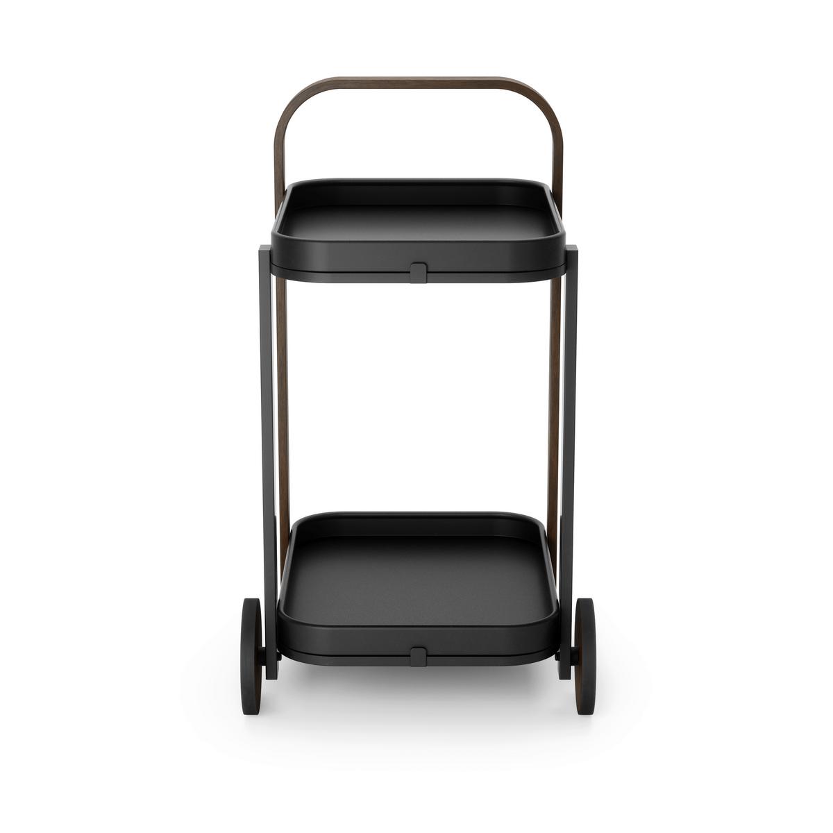 Servierwagen 1015392-048 - Walnussfarben/Schwarz, KONVENTIONELL, Metall (44/80/50cm) - Umbra