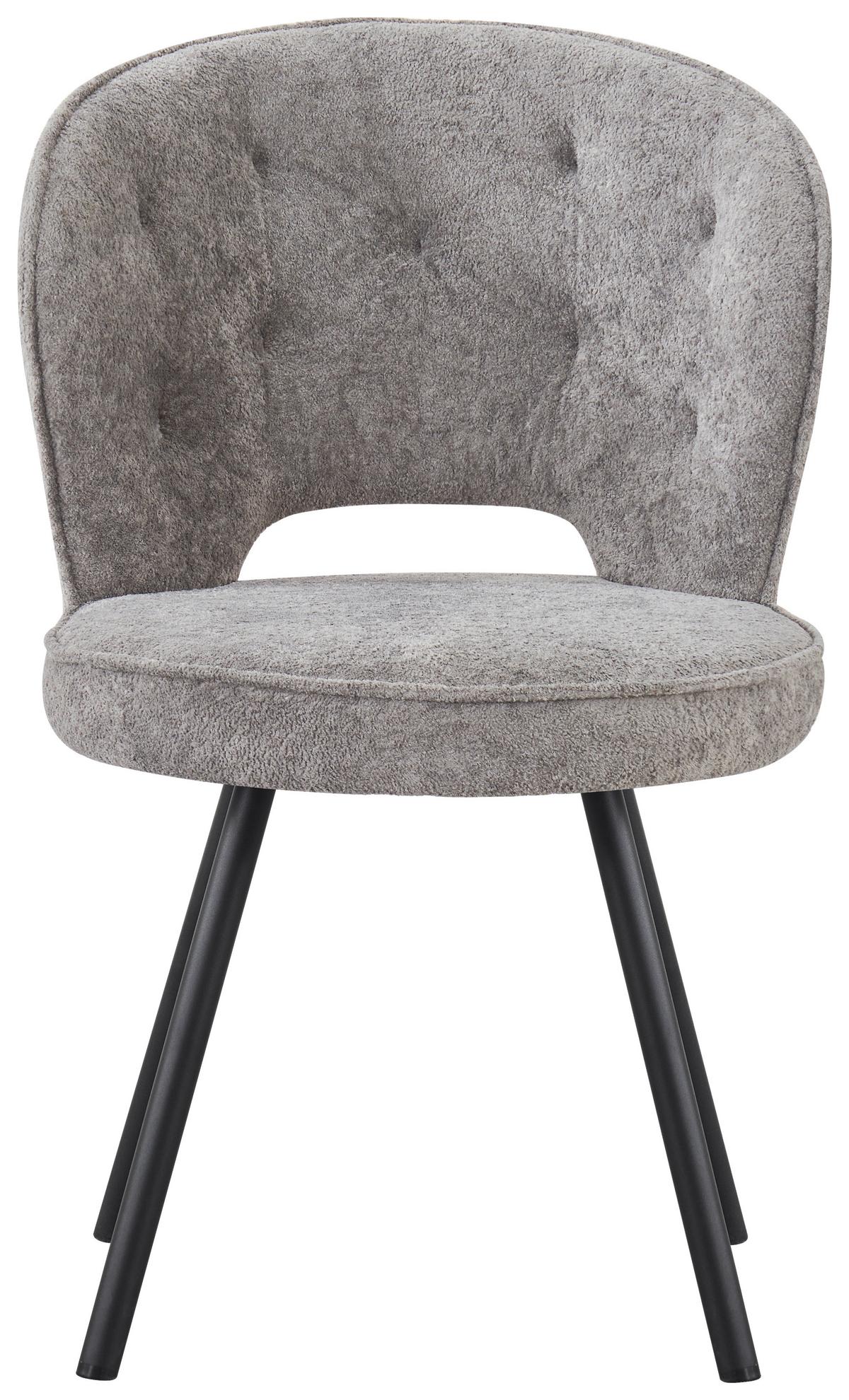 STOLIČKA MINA - čierna/tmavosivá, Design, kov/drevo (52/86/61cm) - Mömax