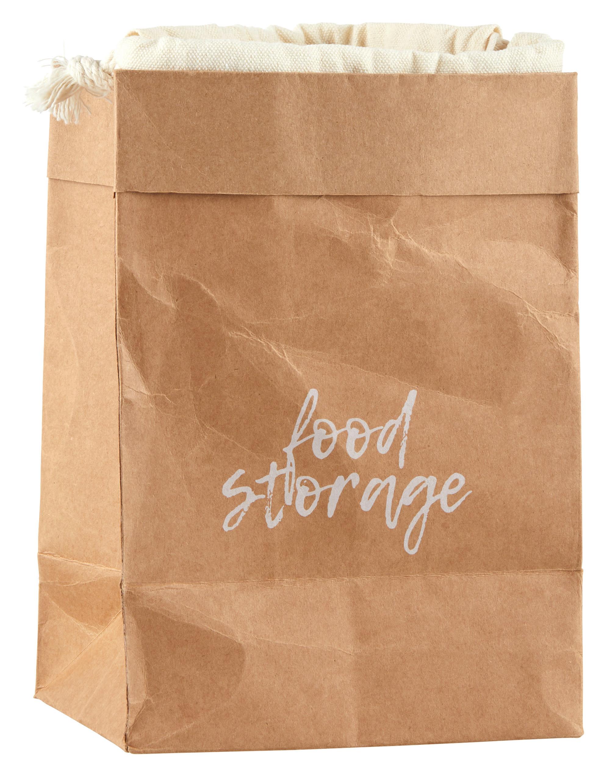 Víceúčelový sáček Food bag Onion, V: 22cm - přírodní barvy, Moderní, papír (16/22/11cm) - ecoTree