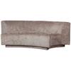 2-sitzer-sofa Popular Taupe B: 215 Cm - Taupe, Design, Holz/Textil (215/72/97cm) - Livetastic