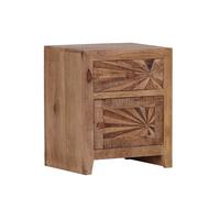 Kommode 50 Cm Ray, Echtholz - Naturfarben, Design, Holz (50/60/43cm) - Carryhome