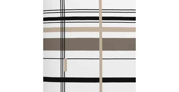 Renforcé-Bettwäsche 140x200 cm Elea Braun/Weiß/Taupe - Taupe/Braun, MODERN, Textil - Luca Bessoni