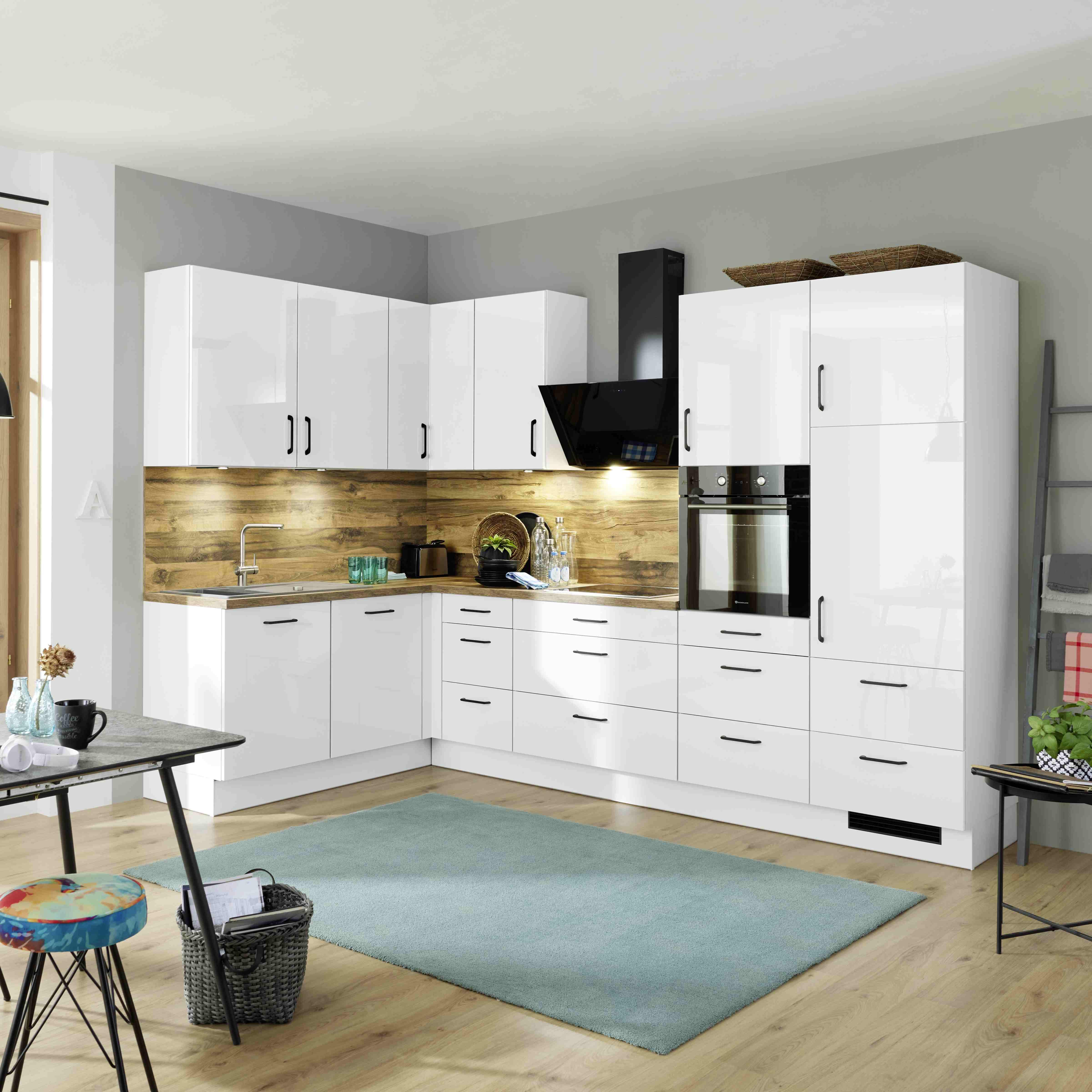 Frontfarbe Ip4050 Weiß Lack Hgl - Weiß Hochglanz, MODERN, Holzwerkstoff - Impuls