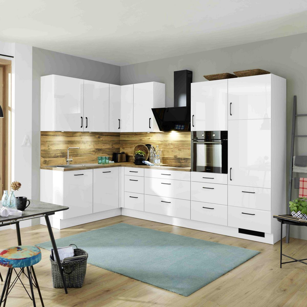 Frontfarbe Ip4050 Weiß Lack Hgl - Weiß Hochglanz, MODERN, Holzwerkstoff - Impuls