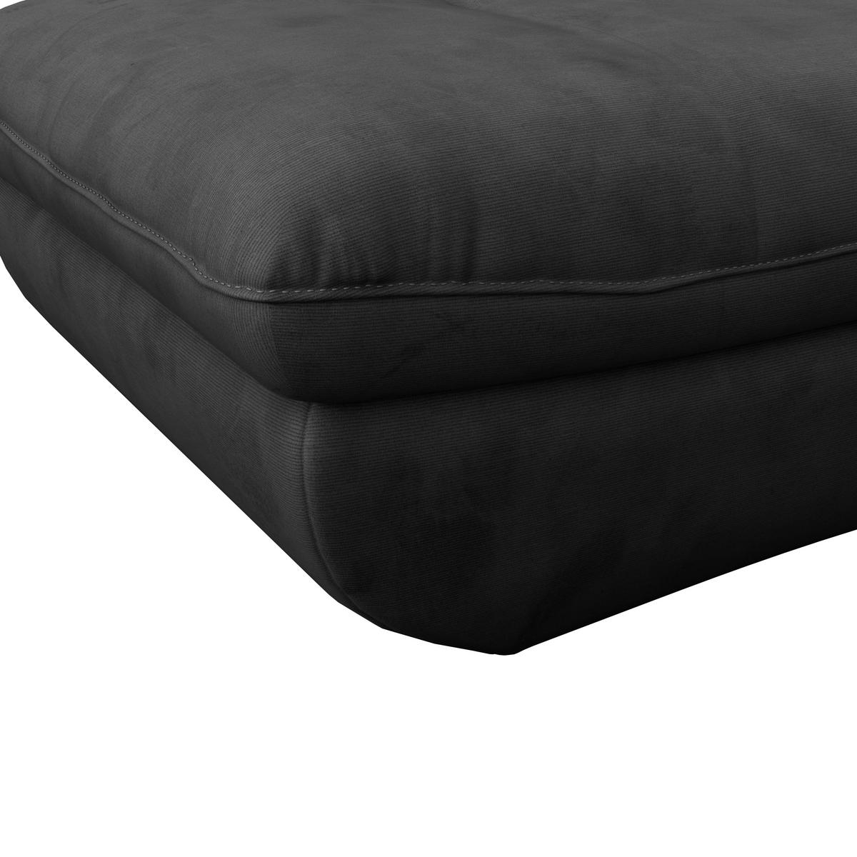 Hocker Park - Anthrazit/Schwarz, MODERN, Textil (107/75cm) - Luca Bessoni