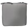 Sitzkissen Christa - Silberfarben, KONVENTIONELL, Textil (36/36/2cm) - Ondega
