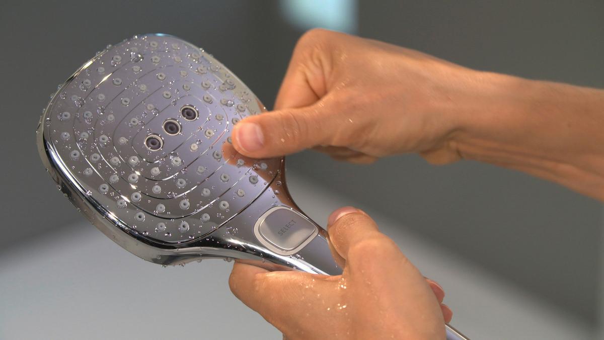 Handbrause Hansgrohe Chrom 3-Fach verstellbar - Chromfarben, Basics, Kunststoff (12,2/19,8/16,8cm) - Hansgrohe