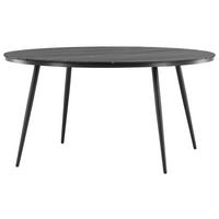 Gartentisch Break - Schwarz, KONVENTIONELL, Kunststoff/Metall (150/150/74cm) - Gardenson
