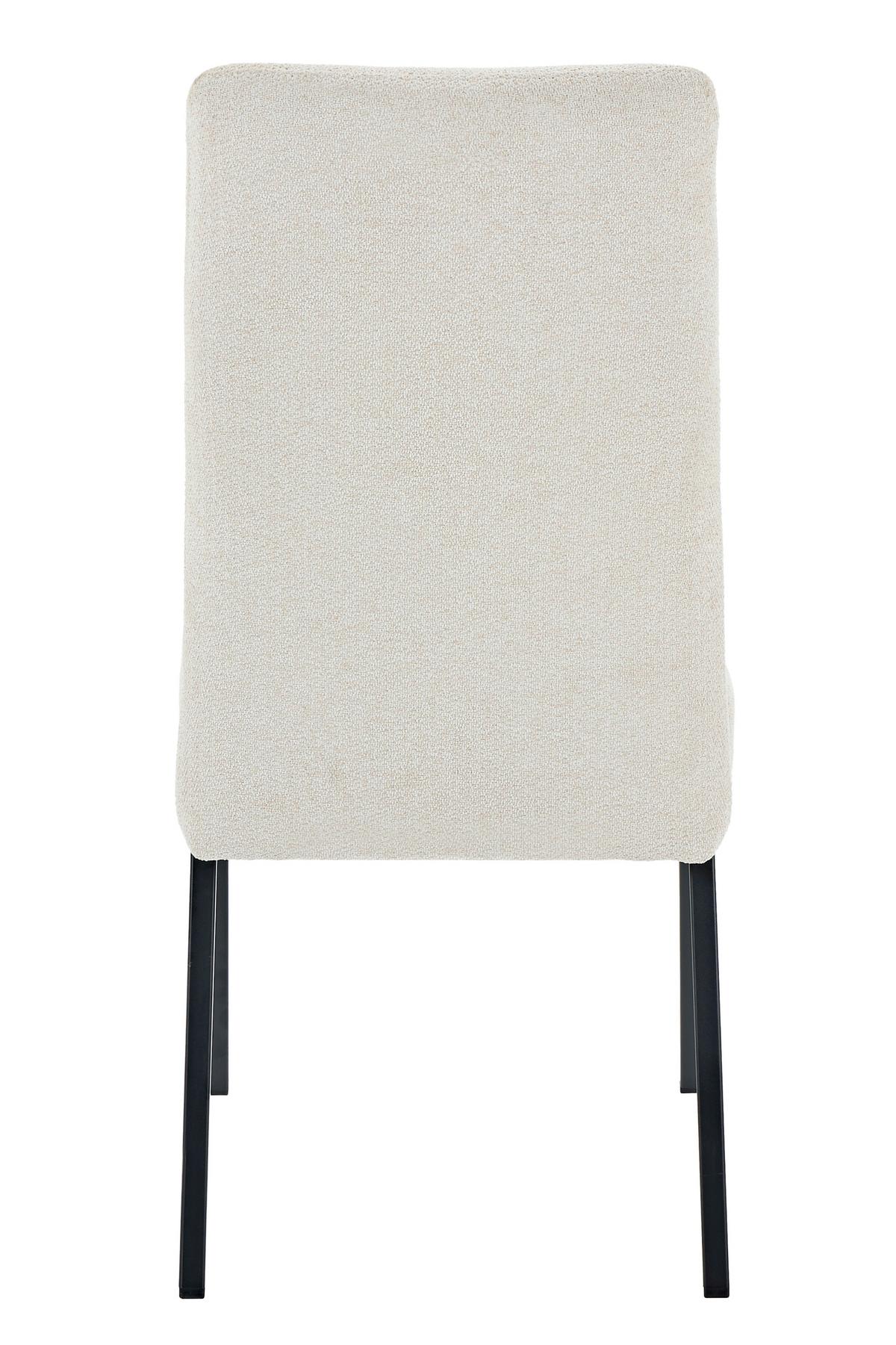 Stuhl-set Catania I S 4er-Set - Beige/Schwarz, MODERN, Textil/Metall (44/95/63,5cm) - MID.YOU