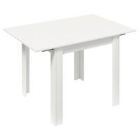 ESSTISCH Pesoli Weiß L: 80cm - Weiß, MODERN, Holzwerkstoff (80/75/80cm) - MID.YOU
