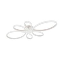 LED-DECKENLEUCHTE 645619131 FLY - Weiß, KONVENTIONELL, Kunststoff/Metall (83/7,5/45,5cm) - Trio Leuchten