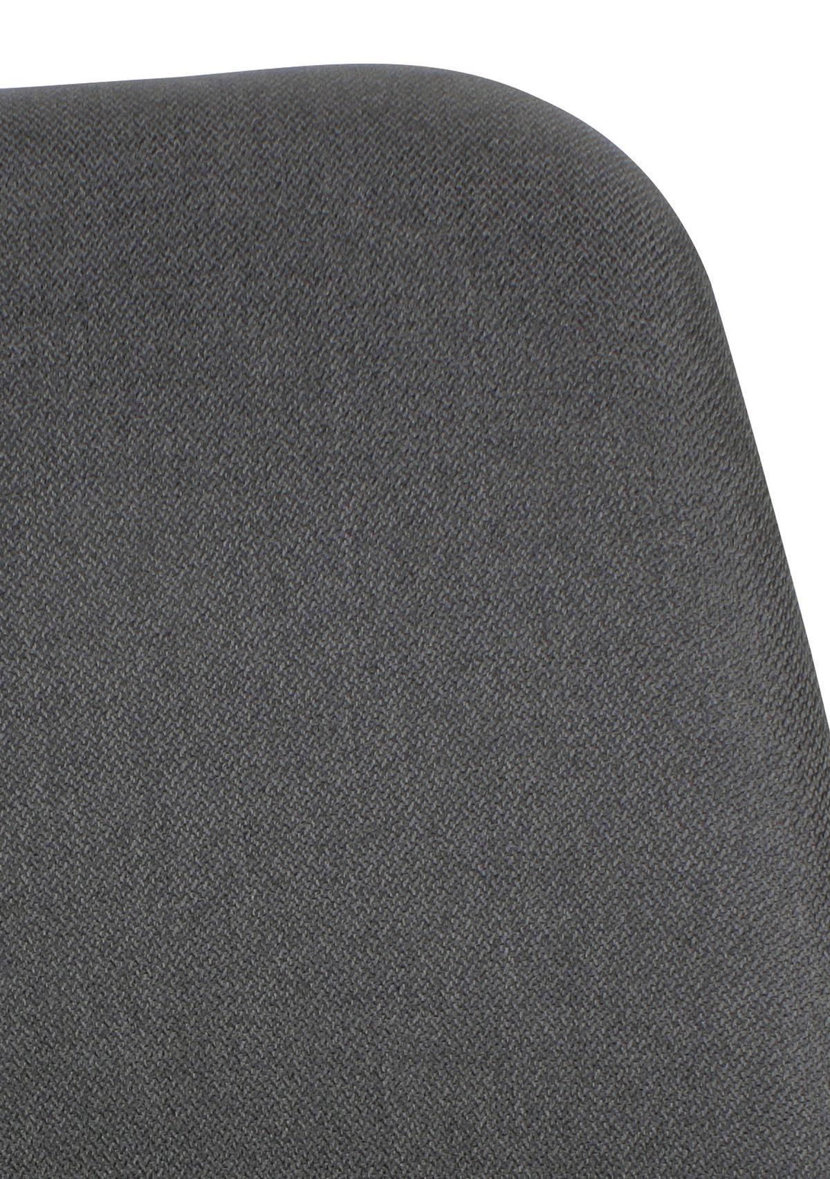 Otočná židle černá - barvy stříbra/černá, Moderní, kov/textil (65/84/65cm) - MID.YOU