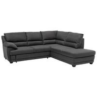 Ecksofa Mit Schlaffunkton Nebolo Anthrazit - Anthrazit/Schwarz, Design, Textil (245/225cm) - Livetastic