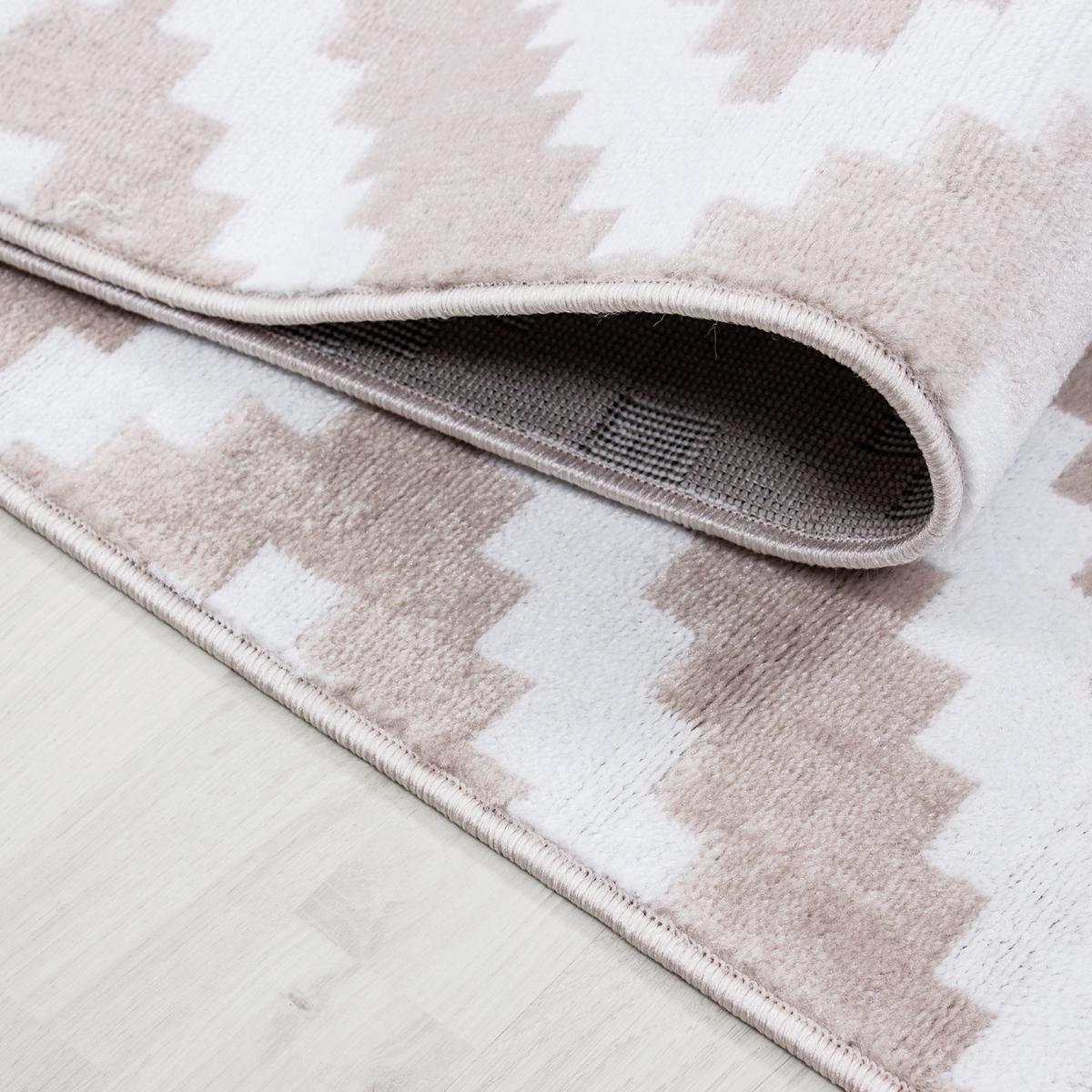 Tkaný koberec 120x170 cm - pink, Konventionell, textil (120/170cm) - Novel