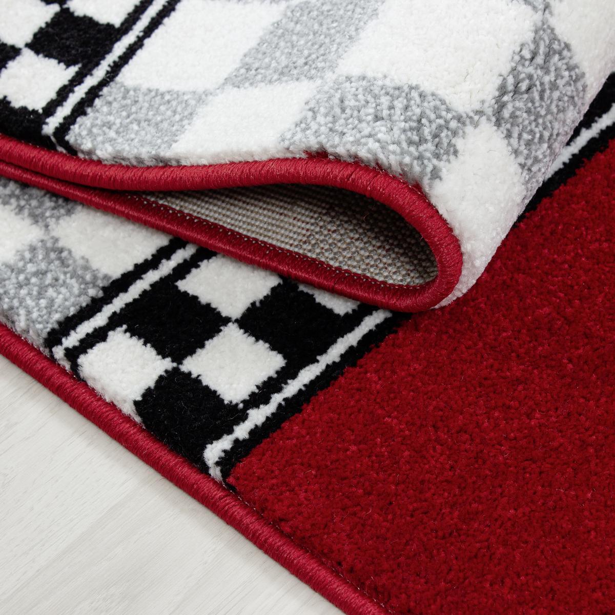 Kinderteppich Fahrzeug Rot Kids 120x170 Cm - Rot, Trend, Textil (120/170cm)