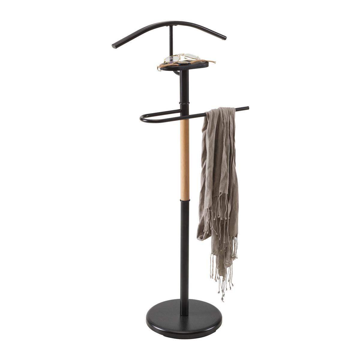 NEMÝ SLUHA MICHA II -SB- - čierna/prírodná farba, Modern, kov/drevo (45/111/28.5 cmcm) - Mömax