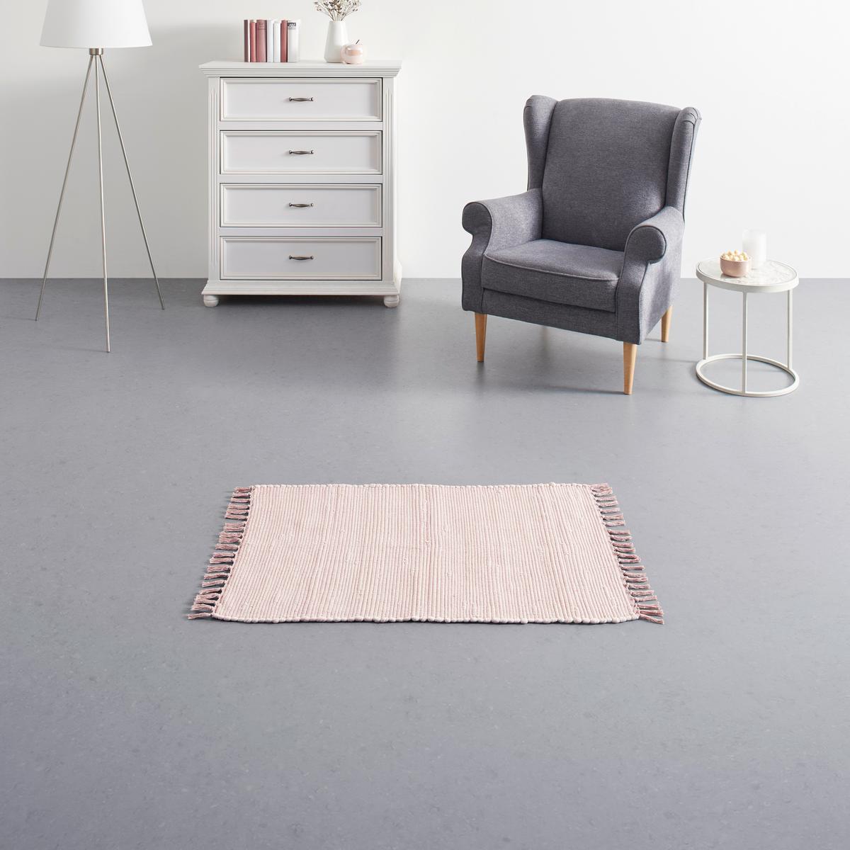 HADROVÝ KOBEREC Julia, 60/90cm, růžová - růžová, Romantický / Rustikální, textil (60/90cm) - Modern Living