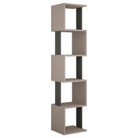 Aktenregal Piri Eiche Dekor, B: 35 cm - Beige, Design, Holzwerkstoff (35/161/30cm) - Livetastic