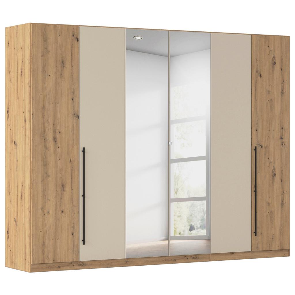 Kleiderschrank Safari mit Spg. Champ./Eiche D. B: 271cm